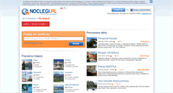 Desktop Screenshot of noclegi.pl