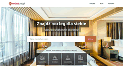 Desktop Screenshot of noclegi.net.pl