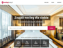 Tablet Screenshot of noclegi.net.pl